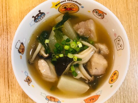 ☆鶏　かぶ　きのこの煮物☆